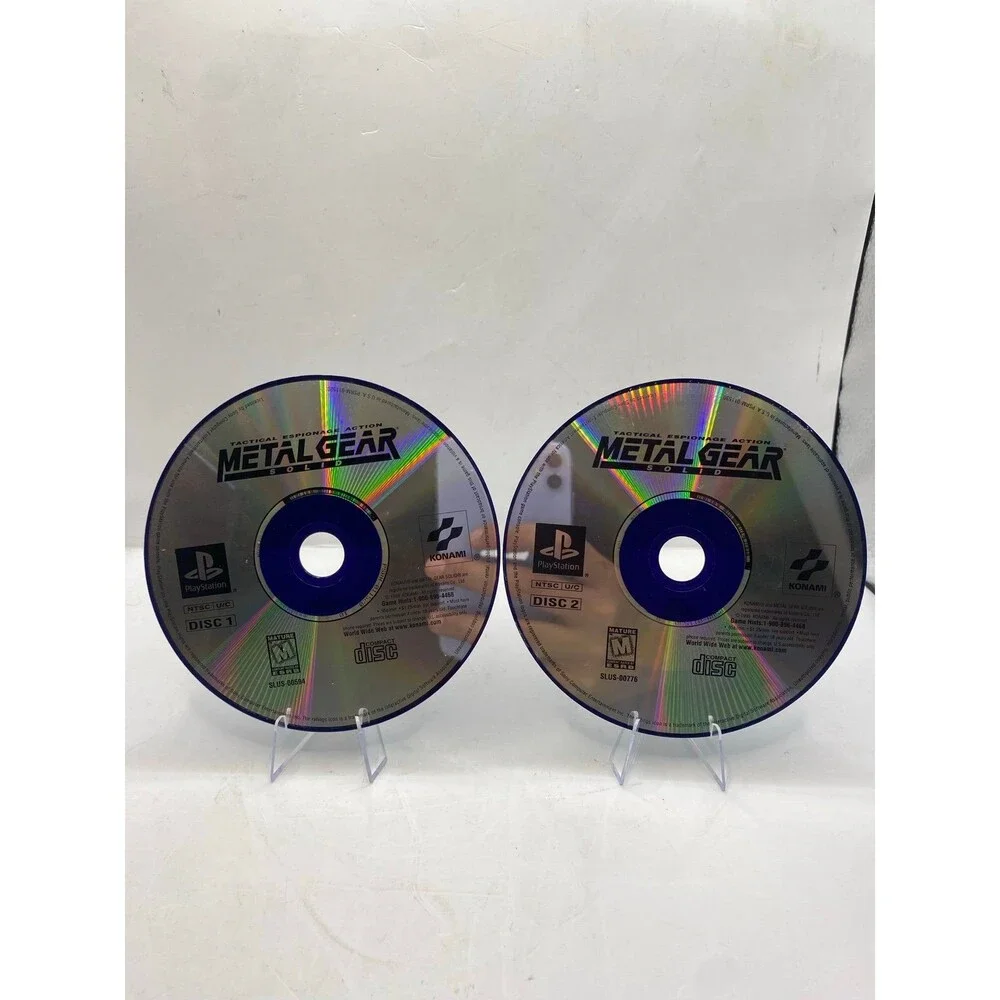 Metal Gear Solid Sony PlayStation 1999 Disc Only Tested and Working PS1